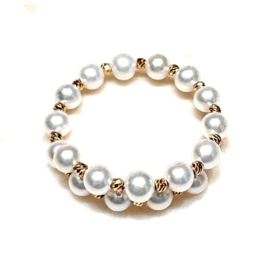 Ringe Coscia Perle Dame Le Lune in Gelbgold Perla LLRN2160.1 - LLRN2160.1